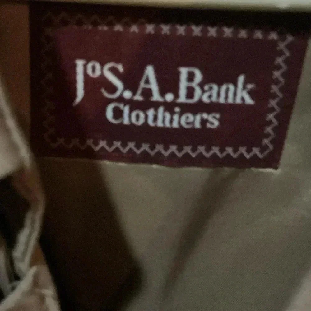 Jos. A. Bank Clothiers Trench Coat with Belt Sz 40R - Picture 6 of 7